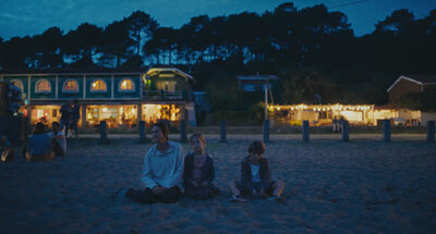 Nathan Ambrosioni sur le tournage du film Les Enfants vont bien